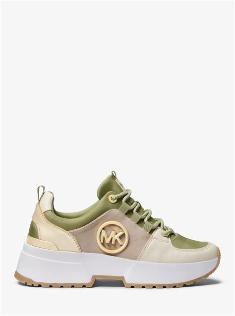 cosmo trainer michael kors|Cosmo Canvas Trainer .